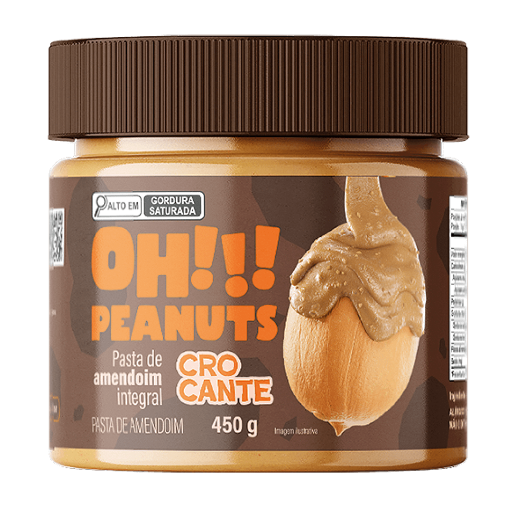 Pasta de Amendoim Integral Crocante