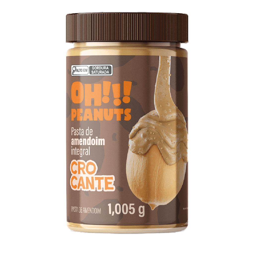 Pasta de Amendoim Integral Crocante